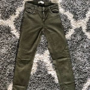 Nice Bershka green push up Jean